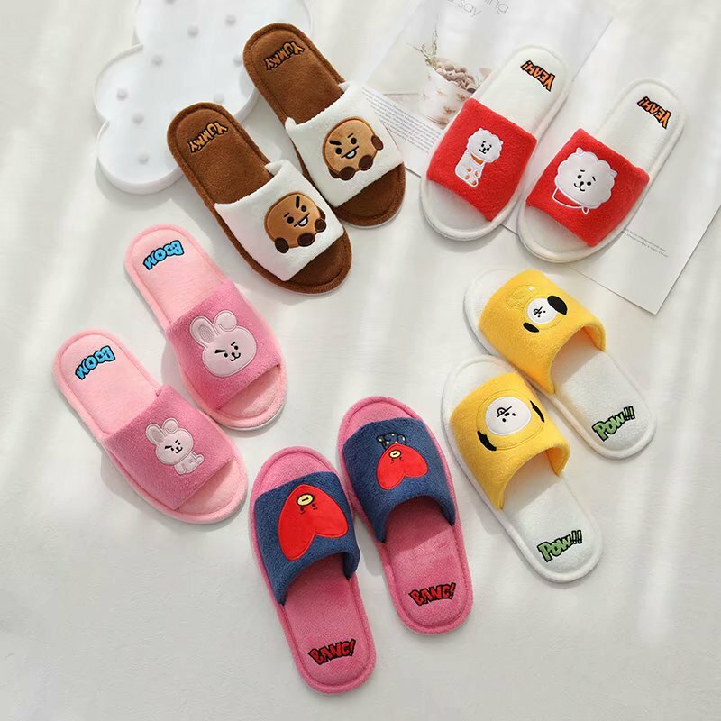 South Korea's Explosion-proof Popular Youth Group Indoor Slippers Girls Must-have Gifts Practical and Beautiful Small Shoes