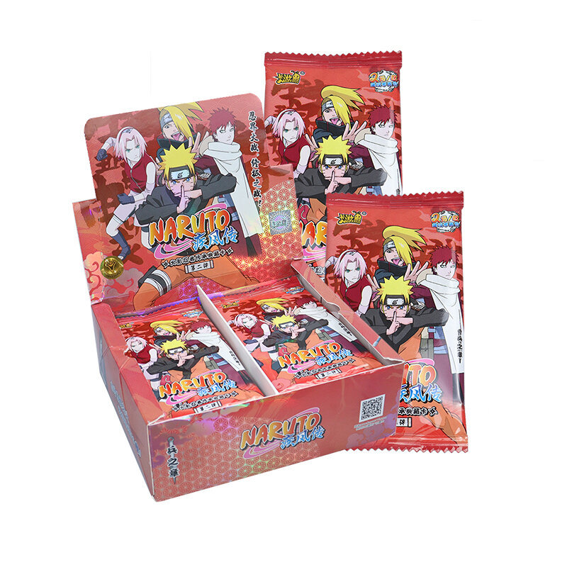 Chapter of Soldiers Box Uzumaki Naruto Uchiha Sasuke Itachi Anime Hero Duel Game Collection Kid Card Original Kayou Naruto Cards