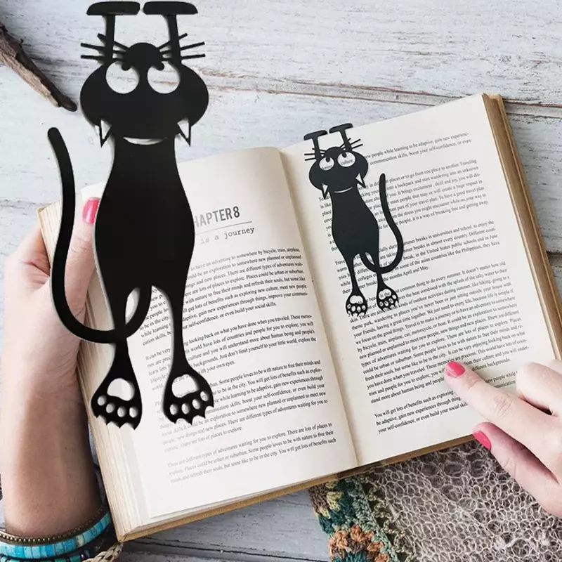Cartoon Animal Pagination Mark 3D Stereo Cat Bookmark For Student Girl Gift Wacky Bookmark Student Stationery