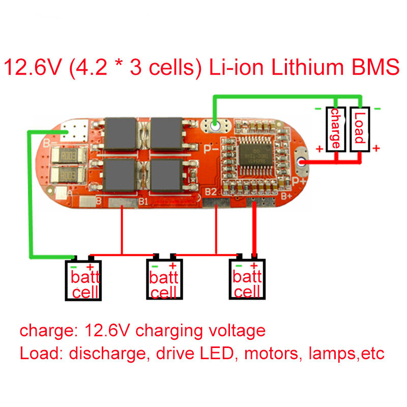 BMS 1S 2S 3S 4S 5S 10A 25A 18650 lto Li-ion Lipo Batterie Au Lithium Module de Protection Circuit Balancier d'équilibrage égaliseur Panneau