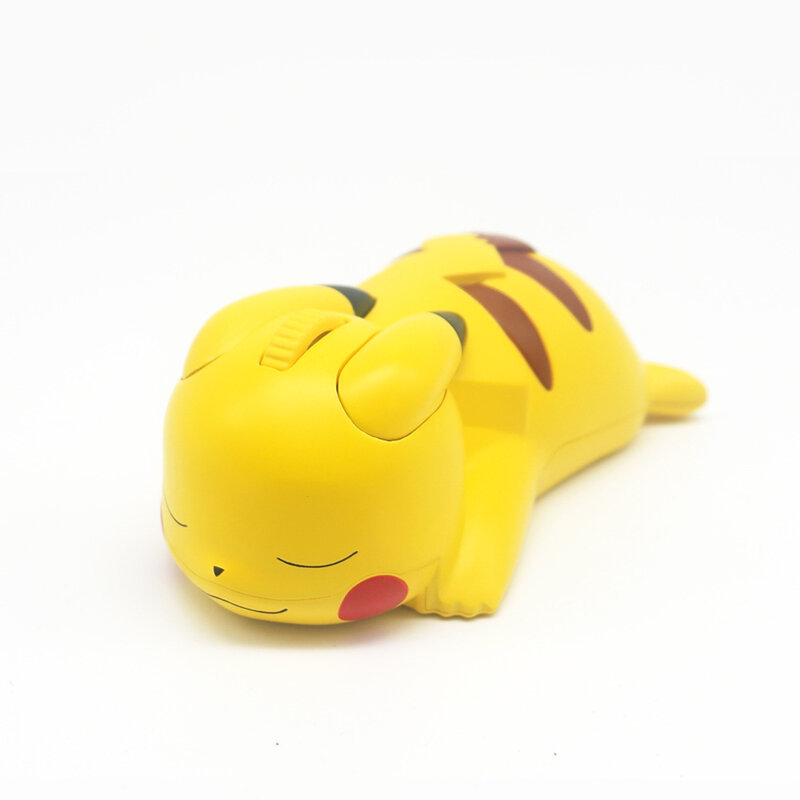 Anime Pokemon Pikachu figura PC Computer portatile Bluetooth Mouse Wireless Anime Kawaii Pikachu Mouse Pad Pikachu Mouse Mat Toy