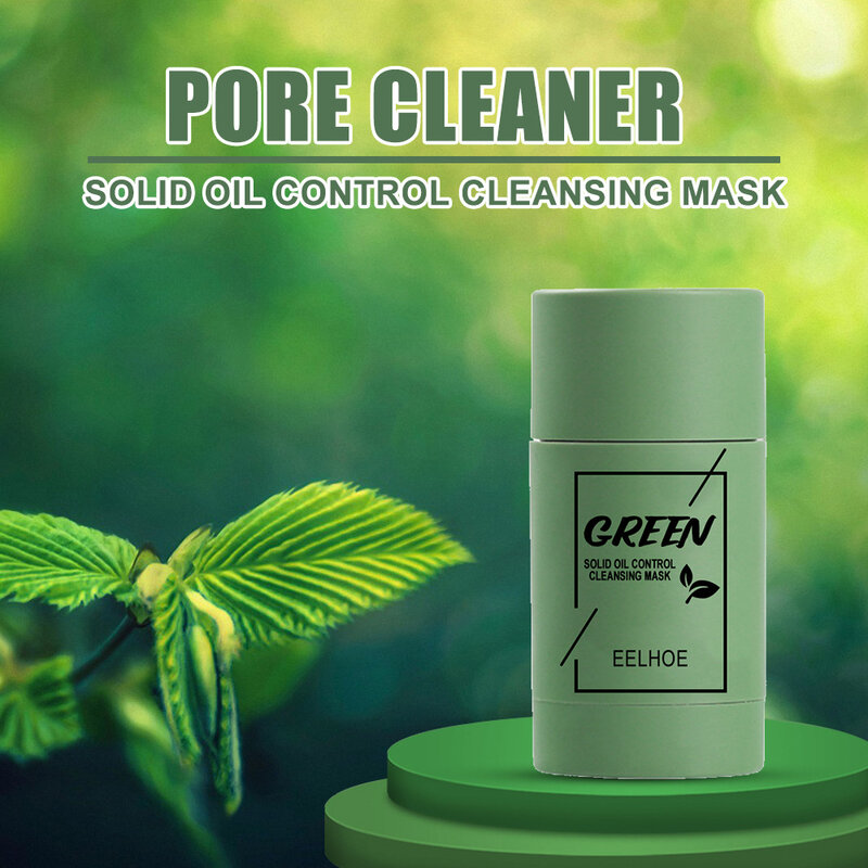 Mask Stick Green Tea Mask Blackhead Acne Deep Clearing Moisturizing Hydrating Whitening Mud Mask Korean Beauty Face Skin Care