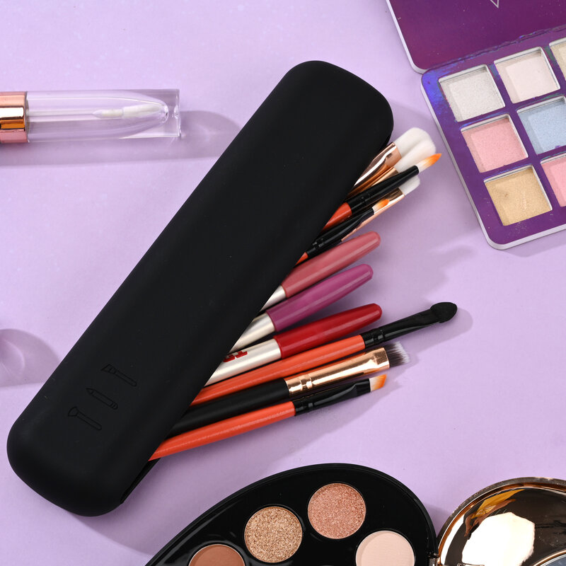 Silicone Makeup Brush Travel Case Waterproof Makeup Brush Travel Holder For All Brushes Sac De Rangement Fast Drop Shipping