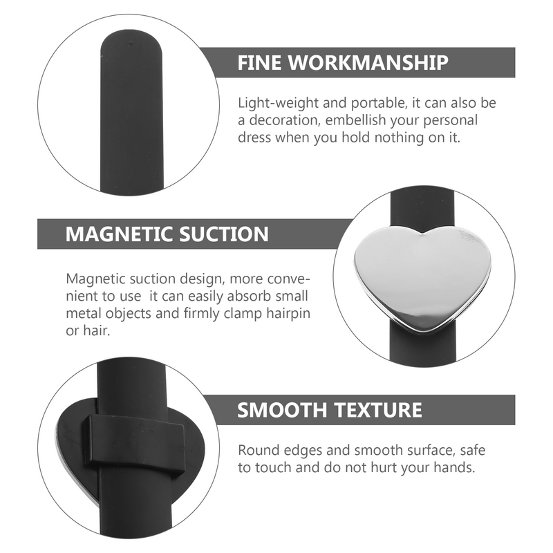 Magnetic Bracelet Pin Wristband Wrist Hairdresser Holder Strap Silicone Cushion Hair Magnet Sewing Braiding Braider Professional