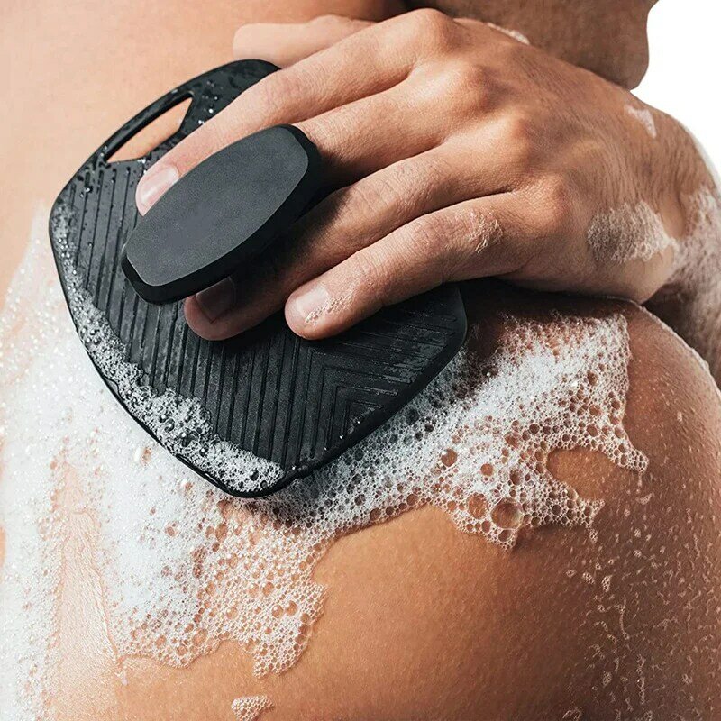 Silikonowa szczotka do kąpieli do masażu trwała prysznic złuszczająca bańka do kąpieli łatwa w użyciu masażer do czyszczenia skóry akcesoria łazienkowe
