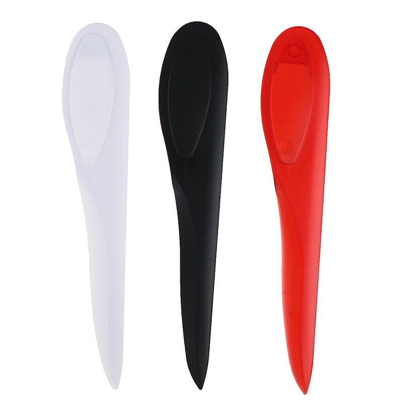 1pc Plastic Letter Opener Mini Sharp Letter Mail Envelope Opener Safety Papers Guarded Cutter Blade Office Equipment Wholesale