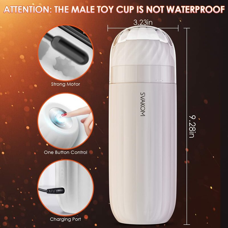 Automatic Sucking Male Masturbator Cup for Men Thrusting Sex Toy Hand Free Telescopic Rotation