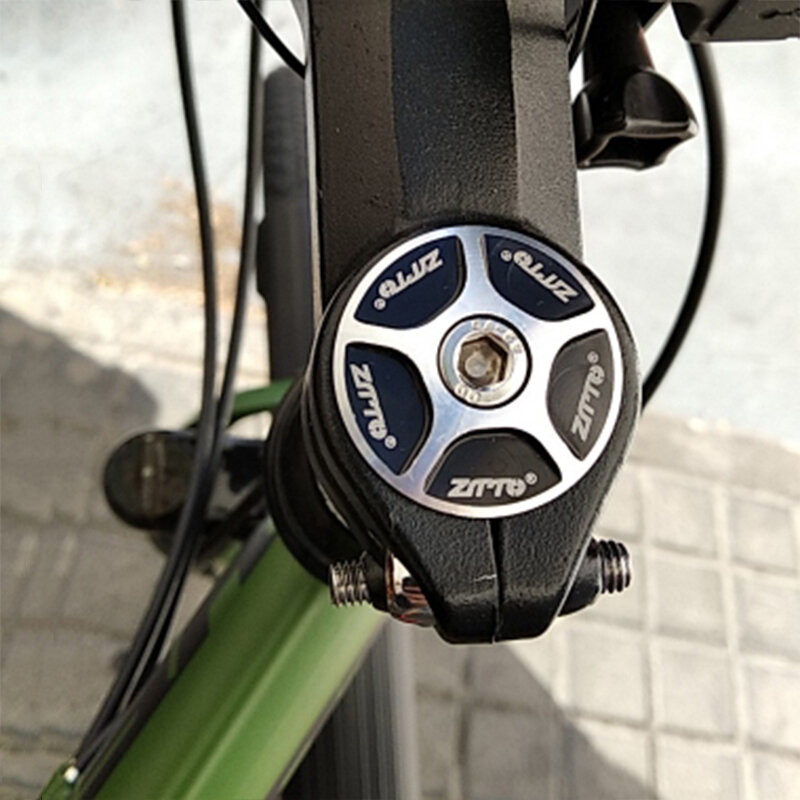 ZTTO-cubierta superior para vástago de auriculares de bicicleta de montaña, 1-1/8 ", auriculares sin rosca, piezas de aleación de aluminio, piezas de bicicleta de carretera y de montaña