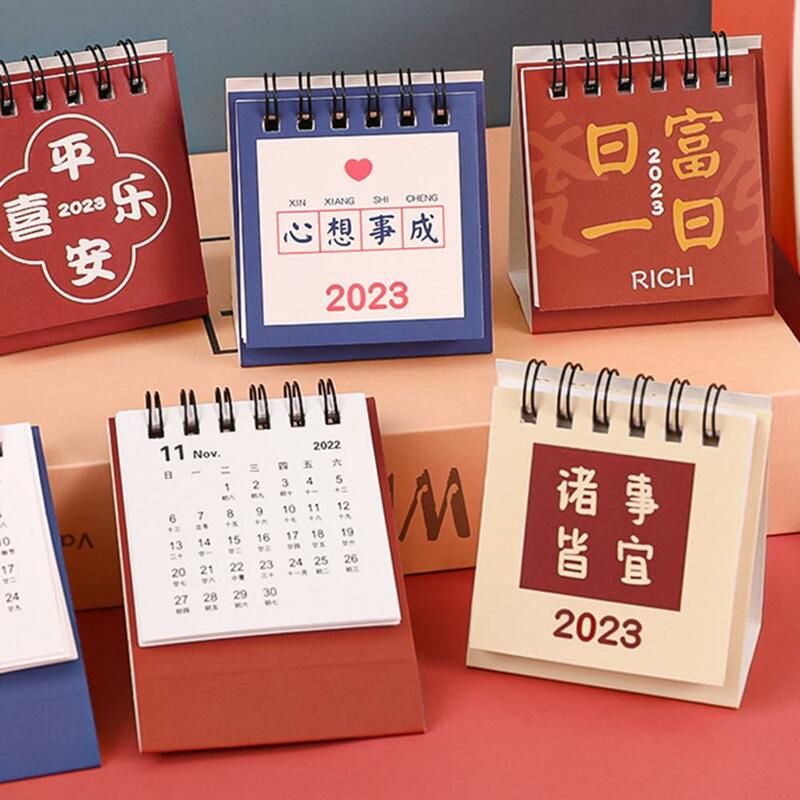 Bequem Schreibtisch Kalender Flexible Umweltfreundliche 2023 Stehend Schreibtisch Kalender 2023 Kalender Mini Kalender