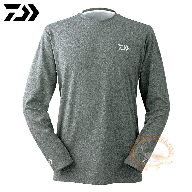 2021 daiwa roupas de pesca manga longa XS-5XL camisas de pesca verão secagem rápida respirável anti-uv proteção solar t camisa