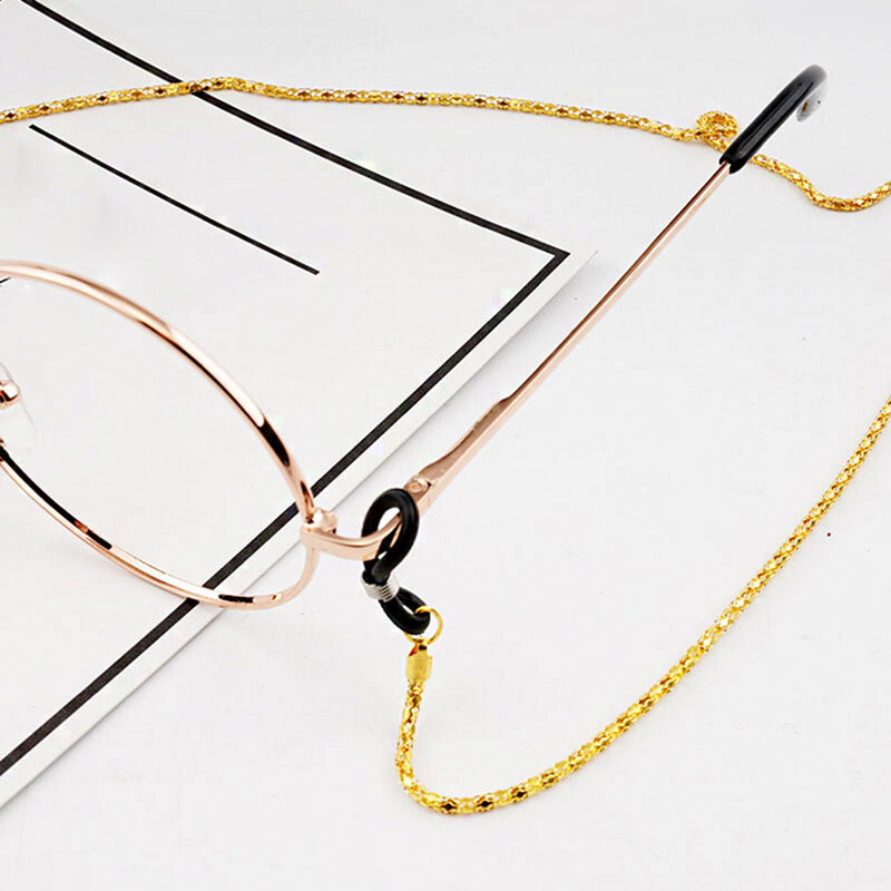 2 pezzi accessori per catena per occhiali fai da te occhiali in Silicone anello antiscivolo occhiali in Silicone fibbia per corda occhiali fibbia di fissaggio