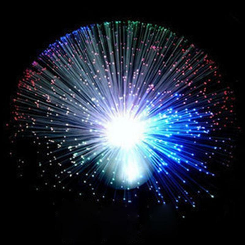 Colorful LED Optic Fiber Light Festival Party Decor Atmosphere Night Lamp Birthday Gifts Kids Children Christmas Gifts Decor