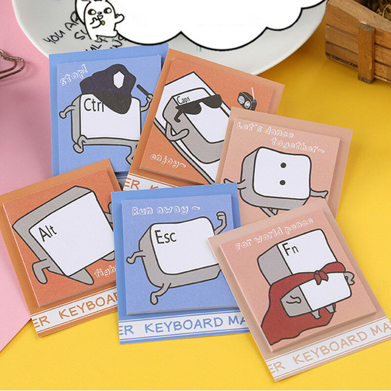 50Page Creative Message Memo Pads Paper Stationery Wholesale Exquisite Cute Cartoon Sticky Notes School Supplies Office Kawaii