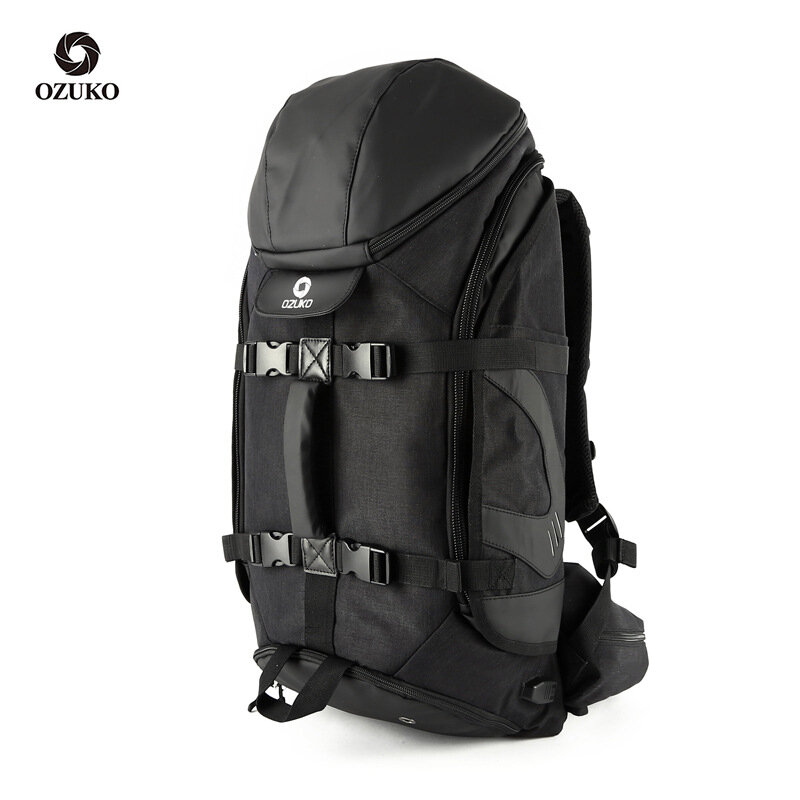 New Men's Bags Outdoor Mountaineering Bags Sports Folding Large Capacity Backpack Men's Hiking Backpack