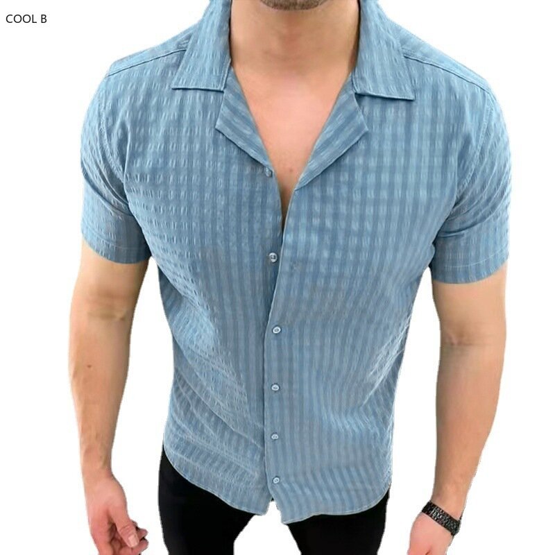 Kemeja Musim Panas untuk Pria Ropa Hombre Blus Camisa Masculina Camisas De Hombre Chemise Homme Pakaian Pria Roupas Masculinas Blusas
