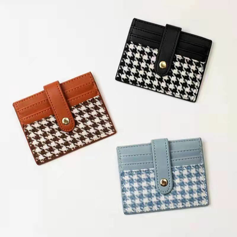Small Fashion Credit ID Card Holder 슬림 가죽 지갑 With Coin Pocket Man Money Bag Case For Men Mini Women Business Purse