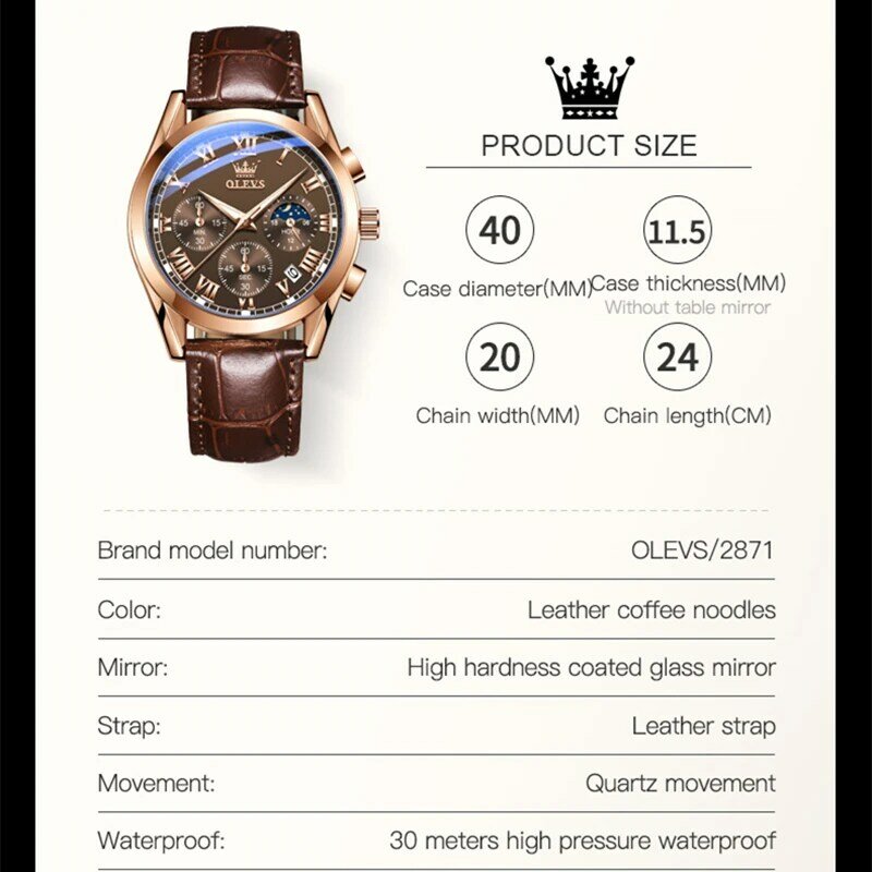 2022 Casual zegarki sportowe dla mężczyzn Top marka luksusowe skórzany wojskowy Wrist Watch człowiek zegar mody zegarek na rękę + BOX