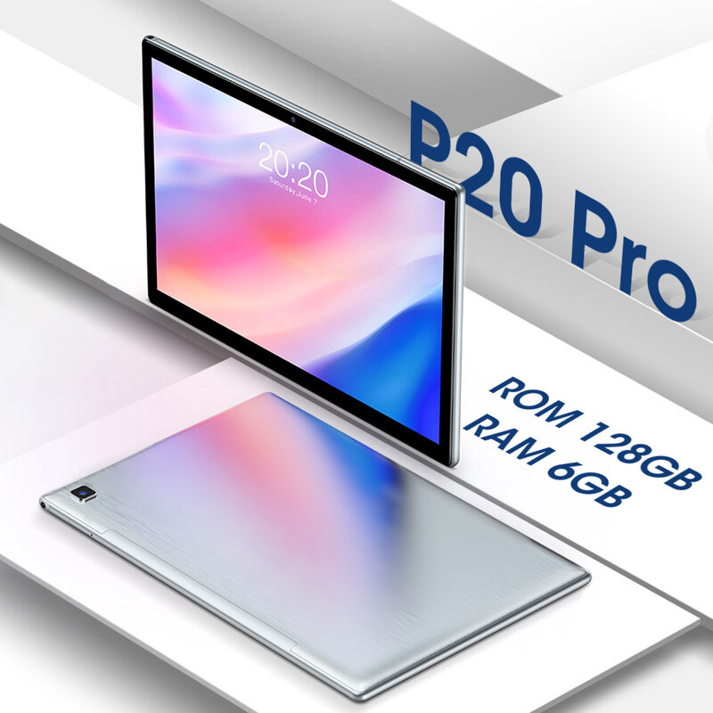 [World premiere] comprimidos p20 pro 8 Polegada tablet 1920x1200 6gb ram 128gb rom 10 núcleo tablet android 10 4g rede dupla sim tablette