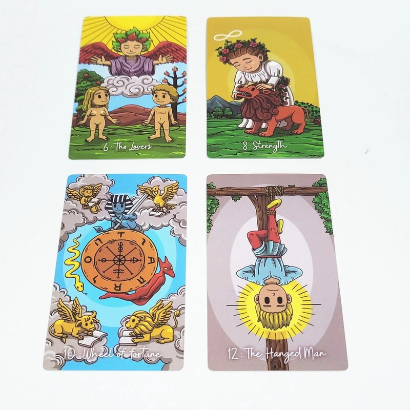 Cartas de oráculo del Tarot del Smithtiny, juego de mesa con guía, 12x7 cm, novedad de 2022
