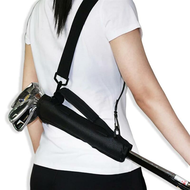 Mini Lichtgewicht Nylon Golf Club Carrier Bag Carry Driving Range Reistas Golf Training Case Met Verstelbare Schouderbandjes