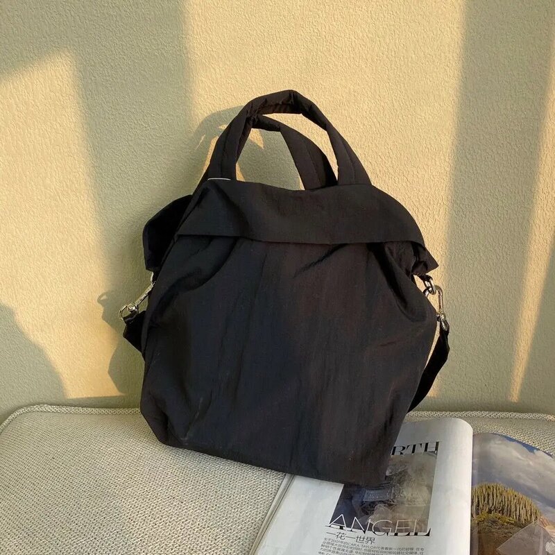 Женская сумка-тоут на одно плечо, диагональная, однотонная нейлоновая водонепроницаемая, 19 л, для тенниса, йоги, фитнеса
