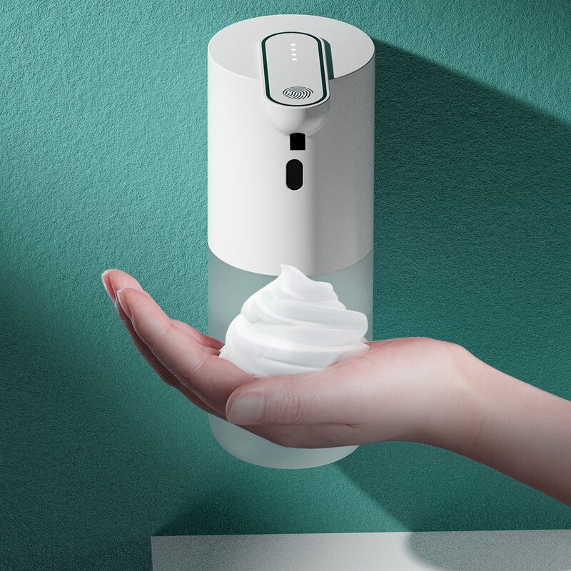 Automatische Flüssigkeit Seife Dispenser USB Aufladbare Schäumen Touchless Hand Freies Tragbare Schaum Seife Dispenser für Badezimmer Küche