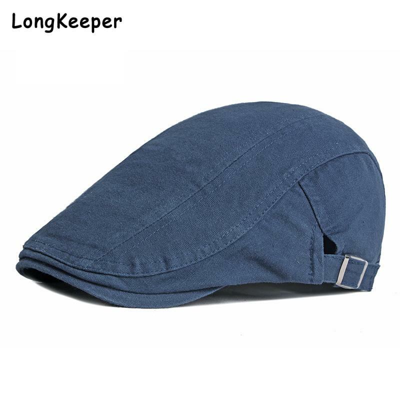 New Men Berets Spring Autumn Winter British Style Newsboy Beret Hat Retro England Hat Male Hats Peaked Painter Flat Caps for Dad