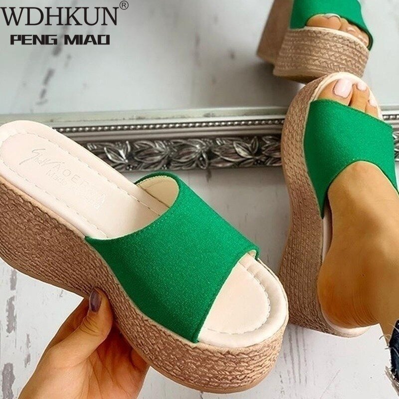 Fashion 2020 New Summer Women's Sandals Peep-Toe Shoes Woman High-Heeled Platfroms Casual Wedges For Women High Heels Shoes