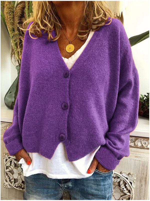 Женский вязаный свитер с высоким воротником на осень и зиму, плотный пуловер, модная теплая вязаная одежда, Свободный Топ с длинным рукавом