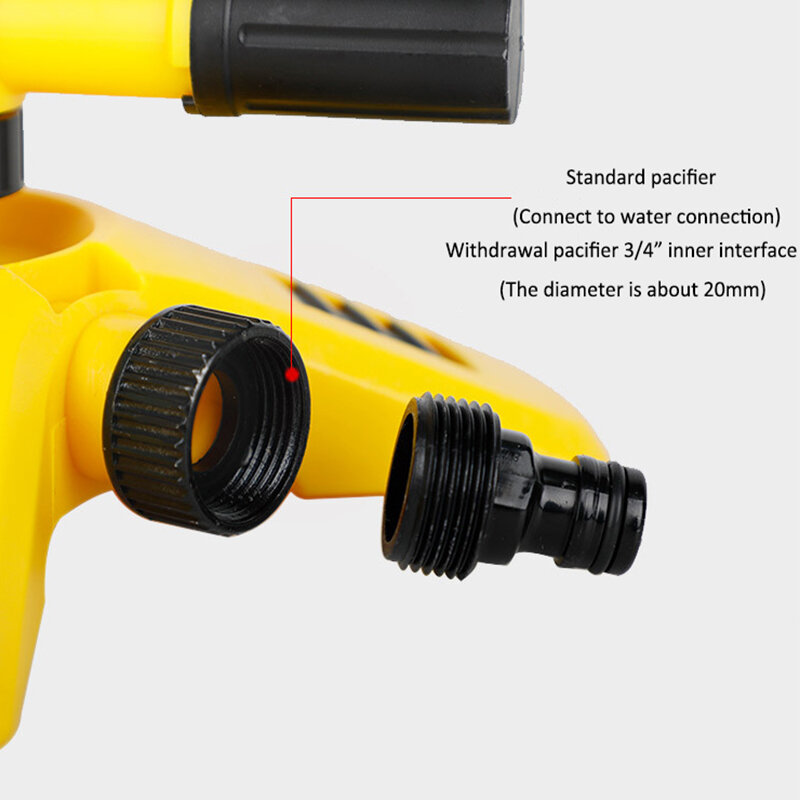 360 Degree Automatic Rotating Garden Lawn Water Sprinklers System Quick Coupling Lawn Rotating Nozzle Garden Irrigation Sprinkle
