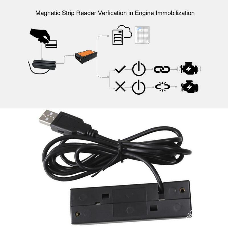 1 buah aksesori kontrol akses msr90 antarmuka USB MSR90 G8K2