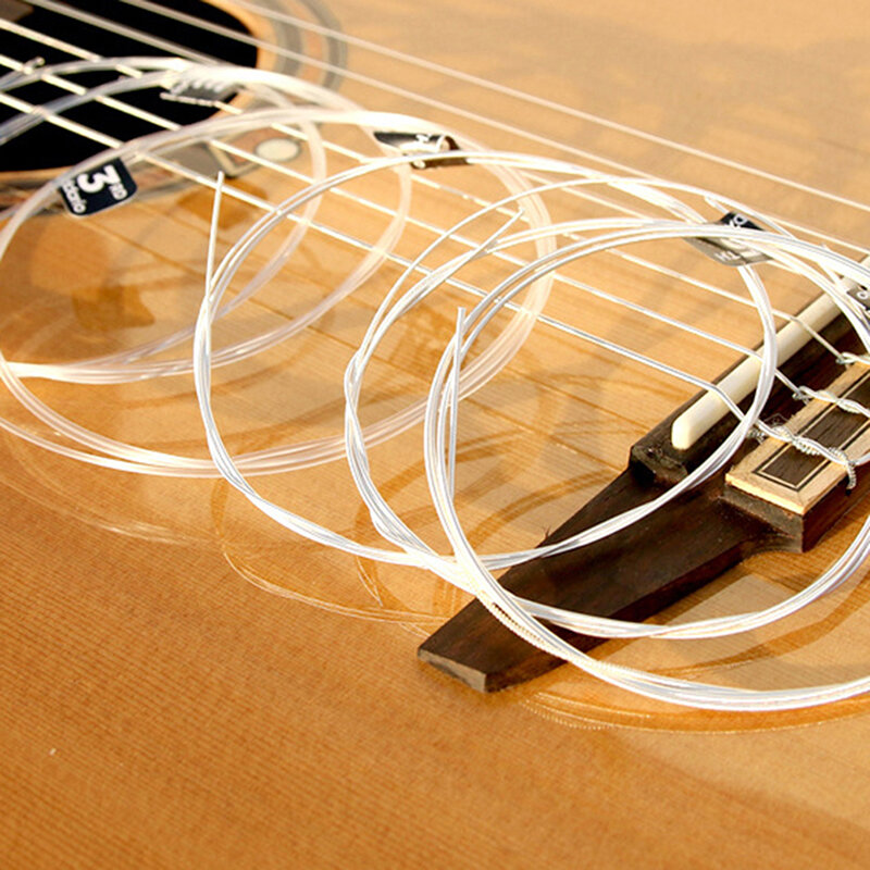 Cuerdas de guitarra clásica de nailon EJ45/EJ46 accesorios de guitarra de tensión Normal/dura