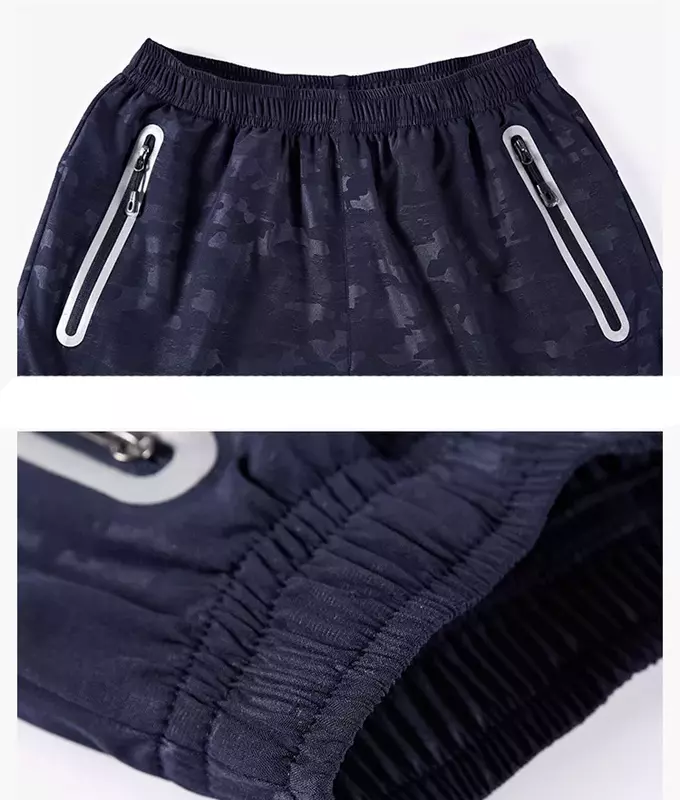 DIMUSI-pantalones cortos de secado rápido para hombre, Shorts de cintura elástica con bolsillo, informales, transpirables de camuflaje, 6XL,YA665