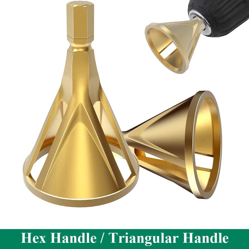 Hex Handle HSS Deburring External Chamfer Tool Stainless Steel Remove Burr Tools For Metal Drilling Tools Portable