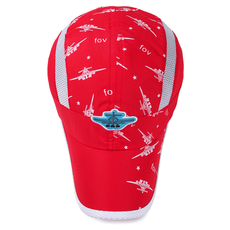 Kids Lightweight Breathable Snapback Hat Quick Drying Sun Hat Toddler UPF50+ Mesh Baseball Cap UV Protection Caps
