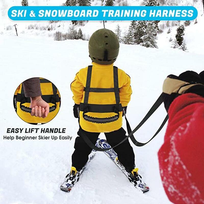 Nuovi imbracatura da sci per bambini tracolla di sicurezza imbracatura da allenamento per sci e Snowboard per bambini controllo della velocità per bambini e principianti