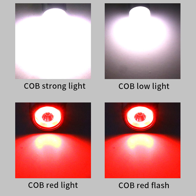 4 в 1 XPG + COB Светодиодный фонарь с магнитным зажимом, водонепроницаемый налобный фонарь, светодиодный фонарь, налобный фонарь для улицы, рыбал...