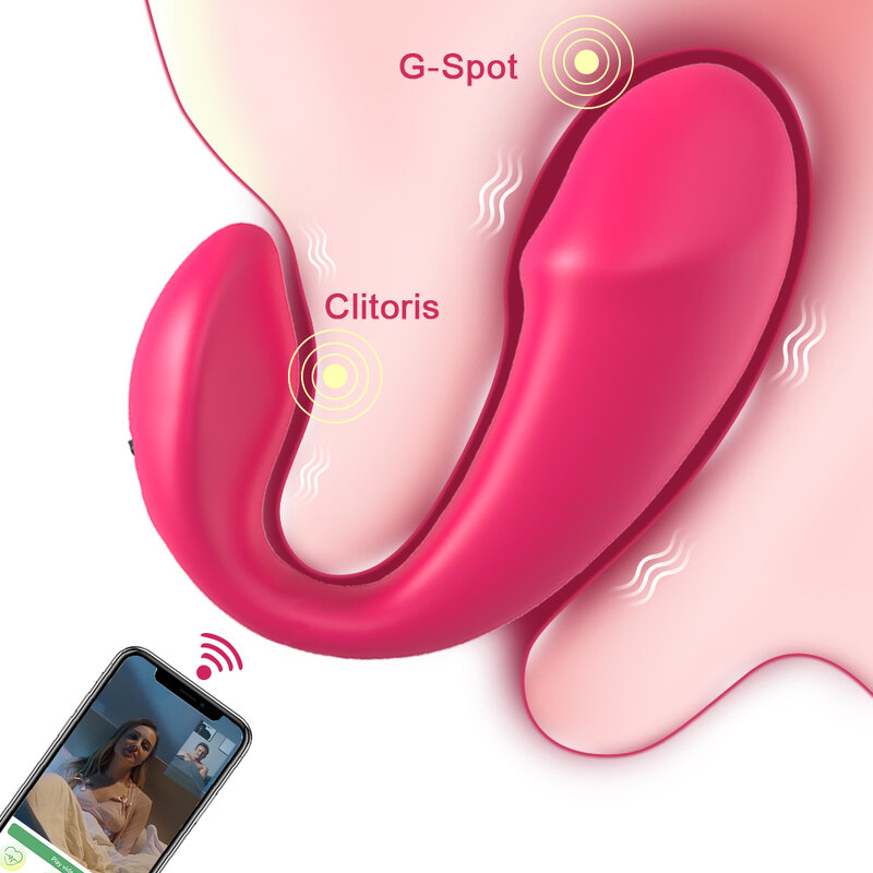 APP Bluetooth Dildo Vibrator G Spot Stimulator für Frauen Lange Abstand Steuer Vibro-ei Clit Sex Spielzeug für Weibliche