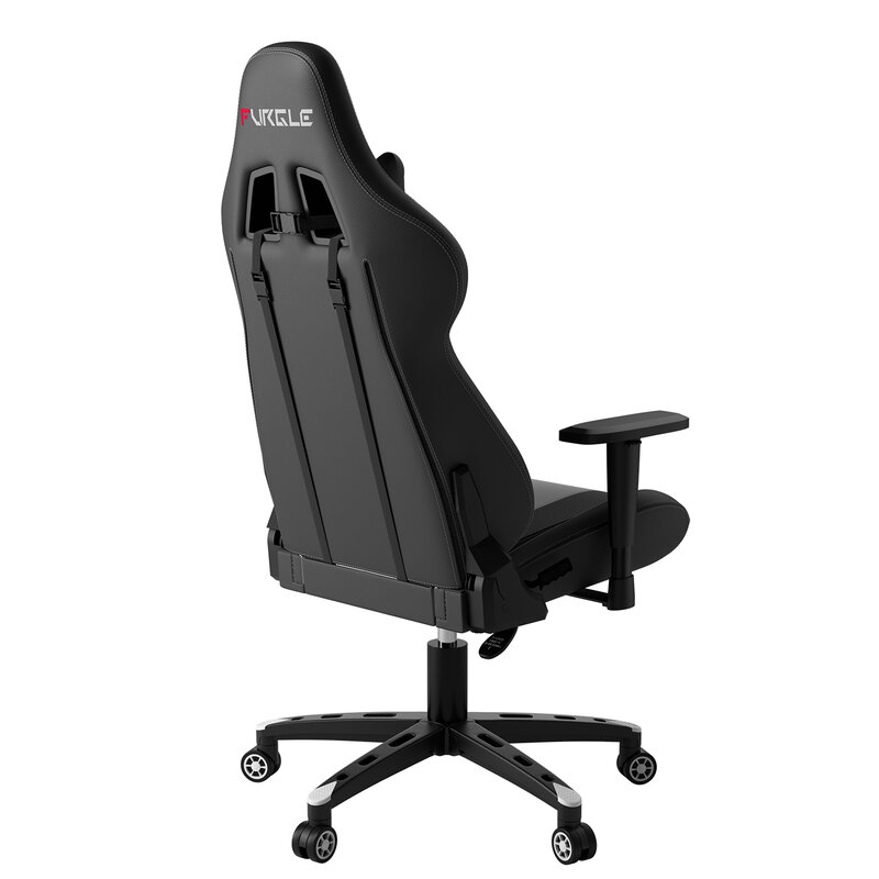 Furgle – Chaise de gaming en cuir PU confortable et baquet, inclinable à 180°, idéal pour le bureau