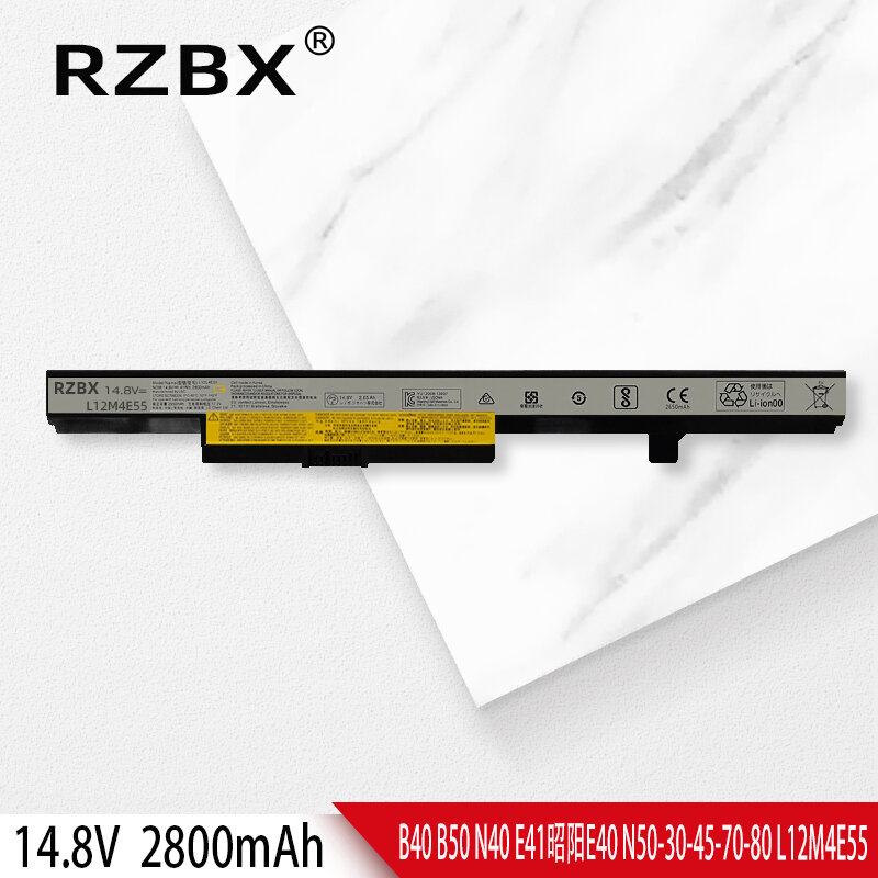 RZBX-Batería de ordenador portátil L12L4E55, accesorio para Lenovo E51/B50/B40/E41/E40/N40/N50-30/45/70/80, Touch N41 B41 L12M4E55 L12S4E55 45N1182/1183