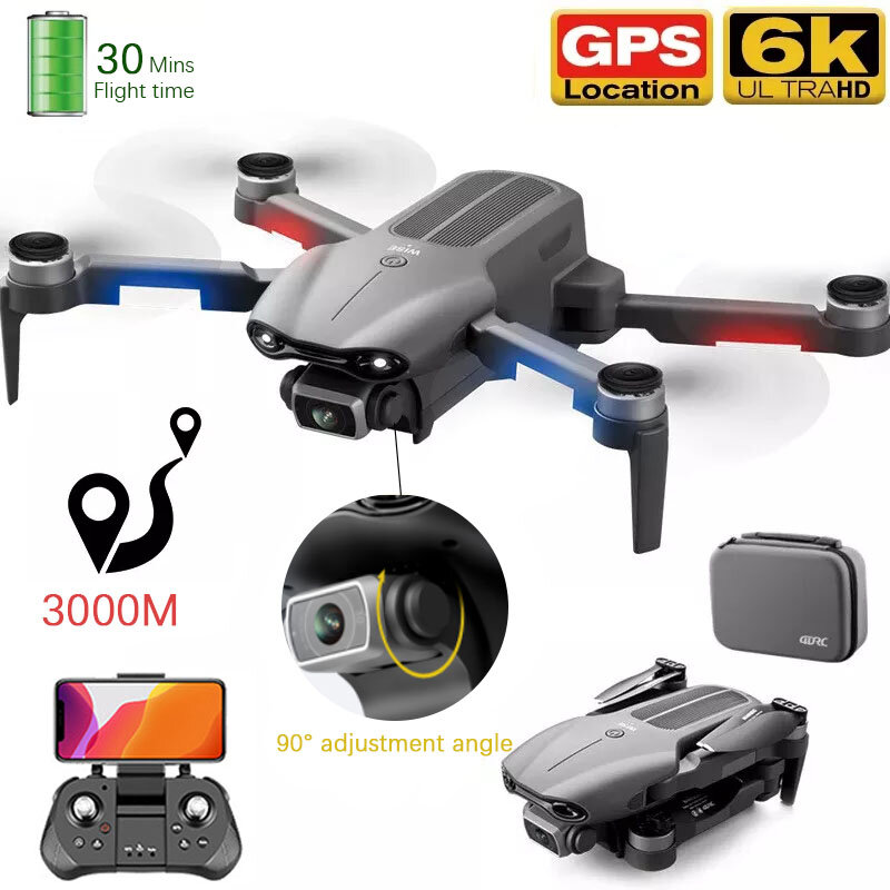 2022 nuovo F9 GPS Mini Drone 6K doppia fotocamera motore Brushless professionale pieghevole Quadcopter distanza telecomando 2000M