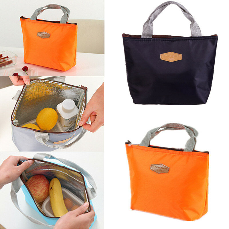 6 colori eco-friendly impermeabile arrampicata campeggio Oxford Zipper Storage Icepack Picnic Bag Lunch Bags borsa isolante