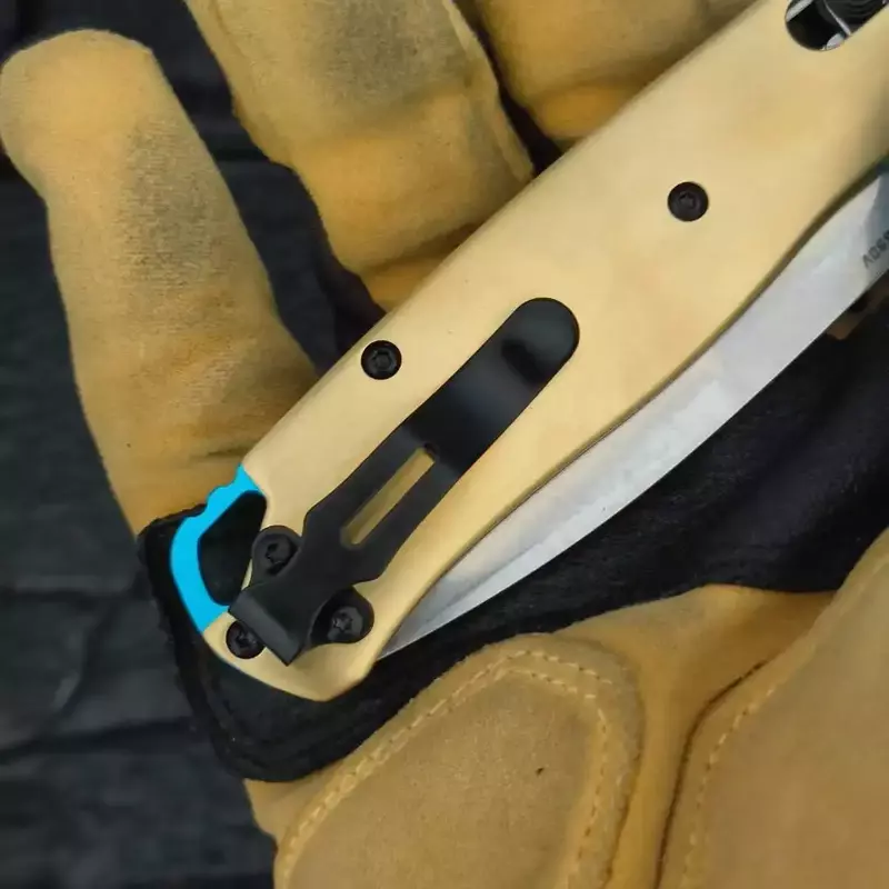 Gagang tembaga BENCHMADE 535 Bugout pisau lipat berkemah berburu keamanan pisau saku alat EDC