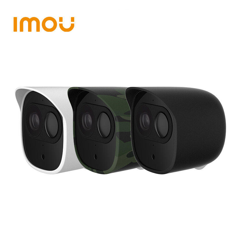 IMOU-cámara de seguridad inalámbrica para exteriores, videocámara con batería recargable, 1080P, resistente a la intemperie, detección PIR, CCTV, Wifi, 100%