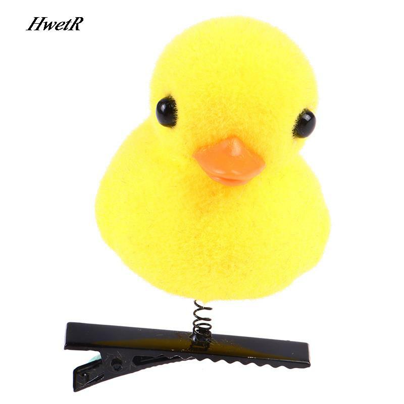 1 Pcs Little Yellow Duck Hairpin For Children Gift Funny Christmas Gift Cute Spring Headdress