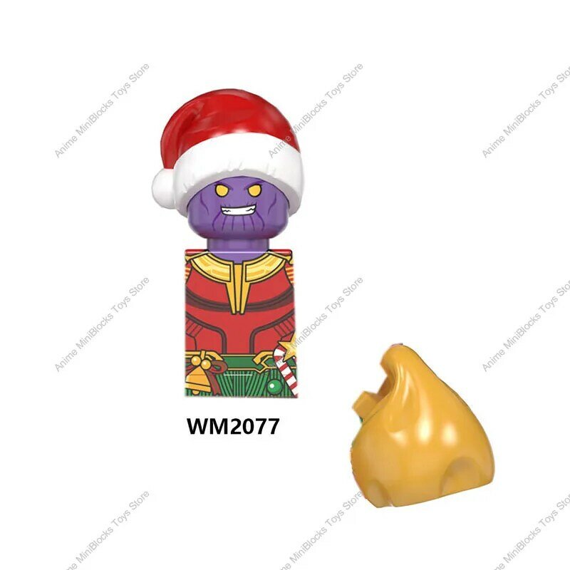크리스마스 디즈니 영웅 영화 빌딩 블록 애니메이션 만화 미니 액션 장난감 벽돌 아이 선물 WM6076 WM6104 X0222