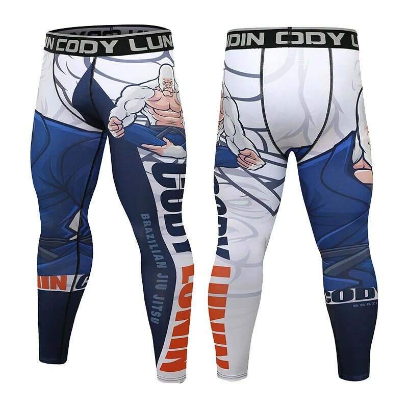 Cody Lundin Fashional Design stampato buona elasticità tessuto traspirante ad asciugatura rapida con Leggings sportivi di qualità superiore