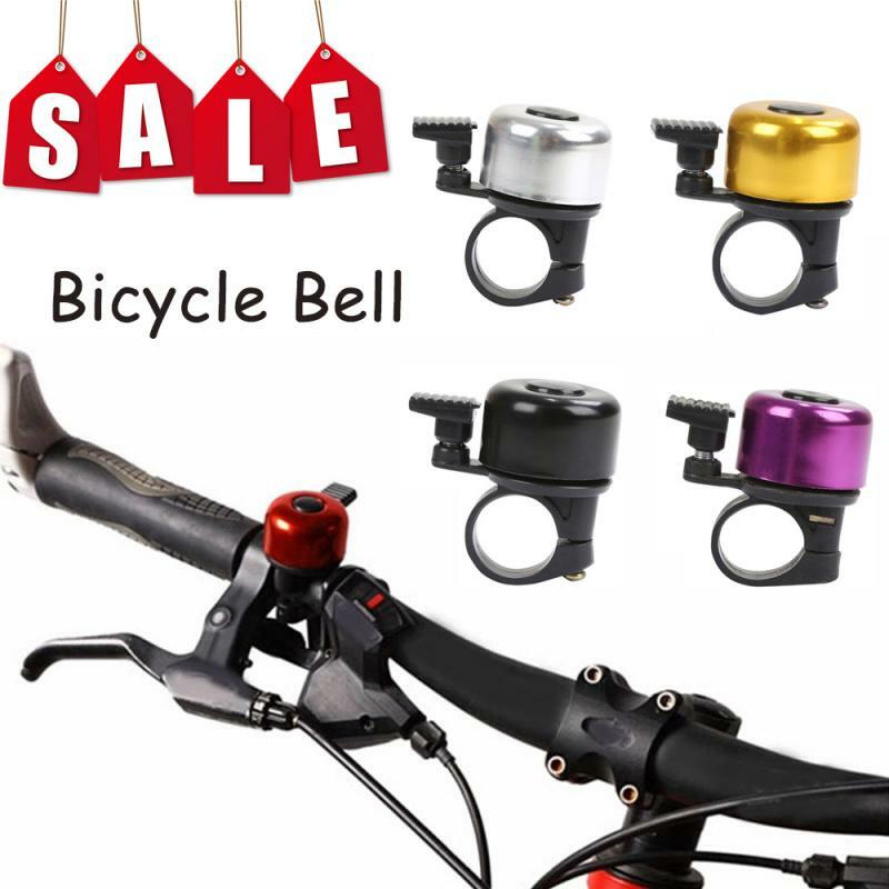 Timbre colorido para bicicleta de montaña, accesorio de alarma de advertencia de seguridad para ciclismo de carretera, con anillo de Metal