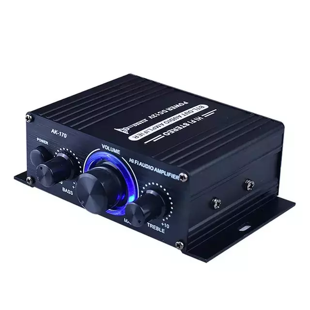 2022NEW 12V Mini 400W HIFI Digital Stereo Audio Amplifier FM Amplificador In AMP Car Home Radio Theater Hot Stock Microphone