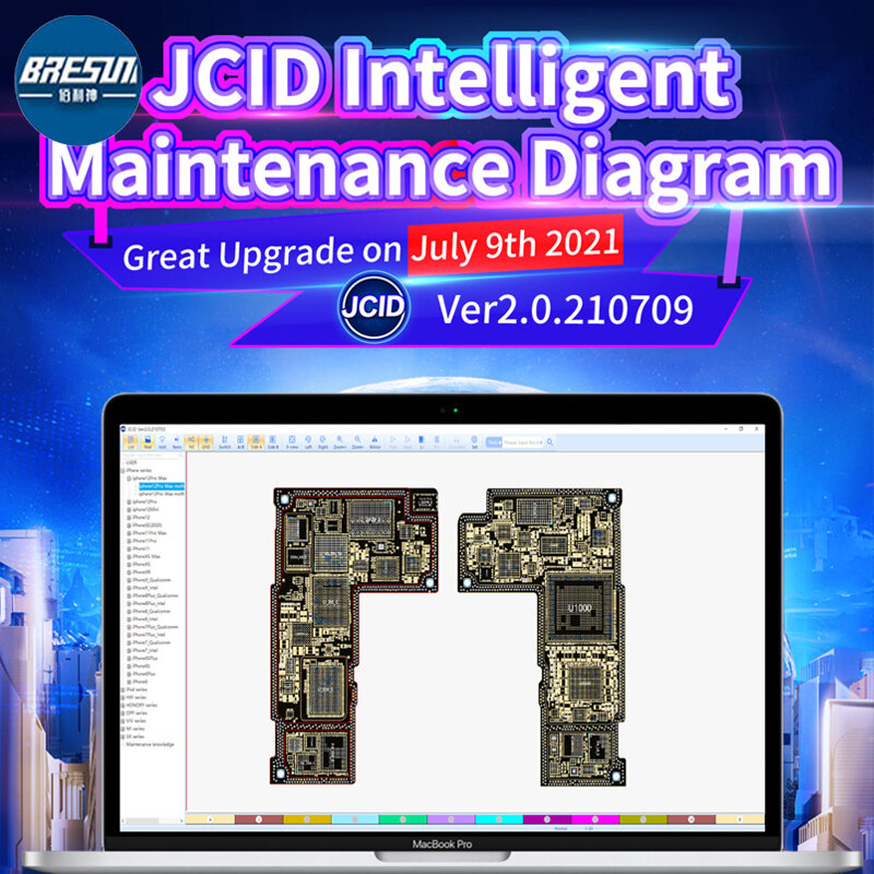 2022 JCID Gambar Cerdas JC Diagram Skematik Bitmap untuk iPhone Ipad Android Ponsel Pintar Diagram Terintegrasi Sirkuit